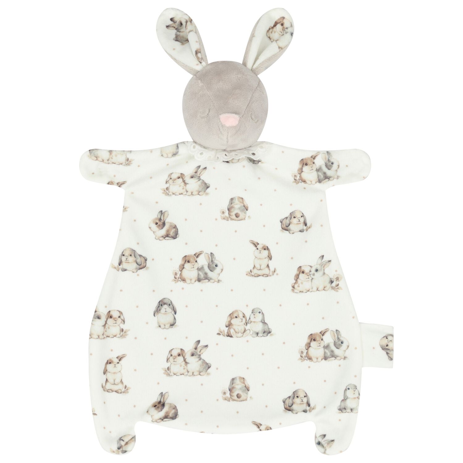 Beige & Ivory Rabbit Doudou Comforter, 1, hi-res image number null