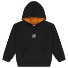 Boys Black Basketball Logo Hooded Top, 1, hi-res