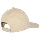 قبعة بالشعار باللون البيج للبنات, 1, hi-res