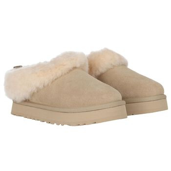 Girls Sand Tazzelle Suede Mules
