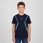 Boys Navy Blue Logo T-Shirt, 1, hi-res
