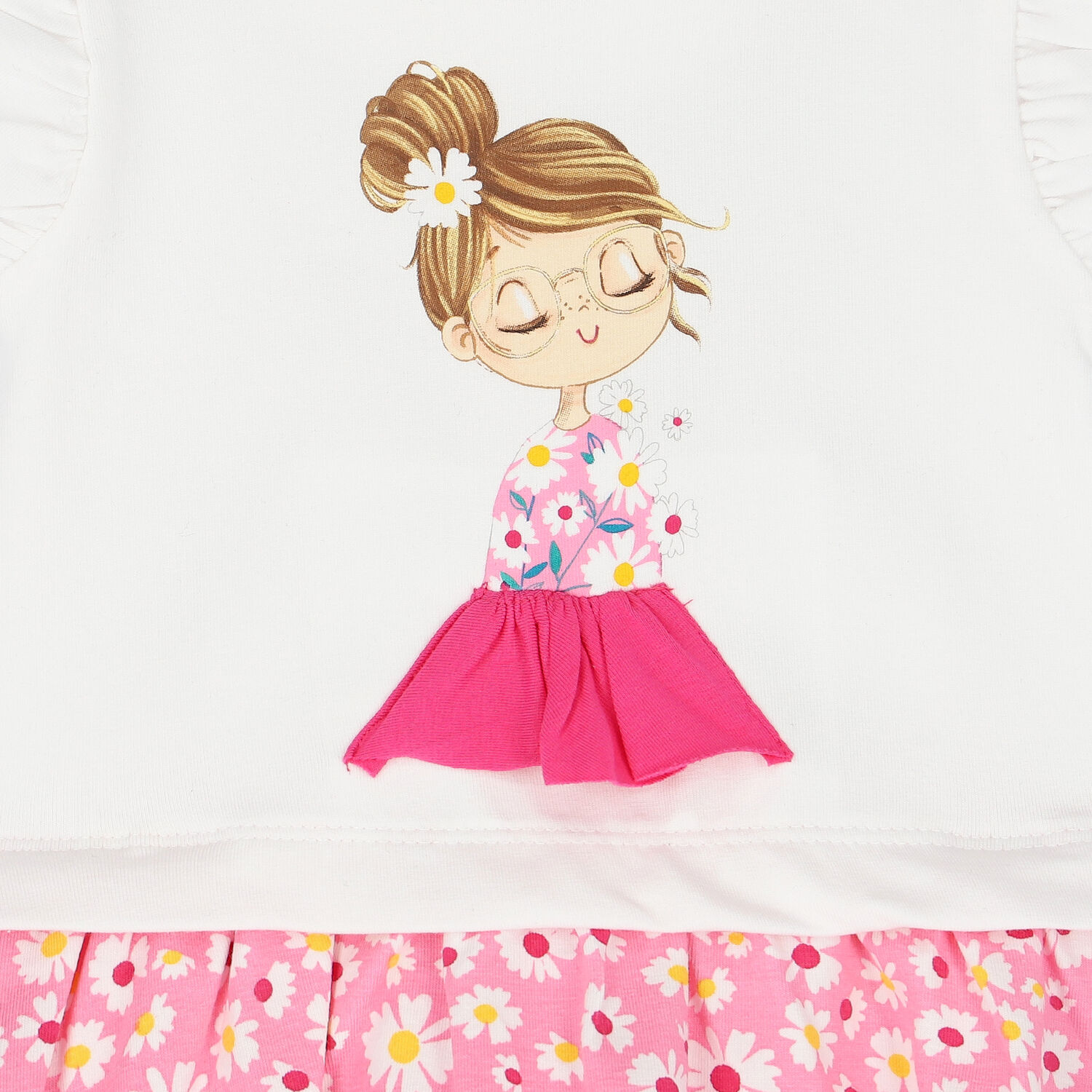 فستان باللون الأبيض والوردي, 1, hi-res image number null