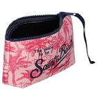 Girls Pink Palm Print Pouch, 1, hi-res