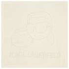 Ivory Karl & Choupette Knit Baby Blanket, 1, hi-res