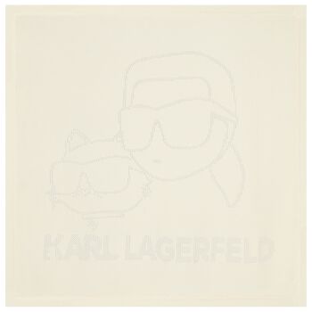 بطانية أطفال عاجية محبوكة من كارل وشوبيت