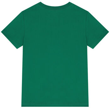 Boys Green Logo T-Shirt
