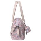 White & Pink Floral Baby Changing Bag, 2, hi-res