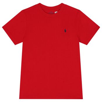 Boys Red Logo T-Shirt