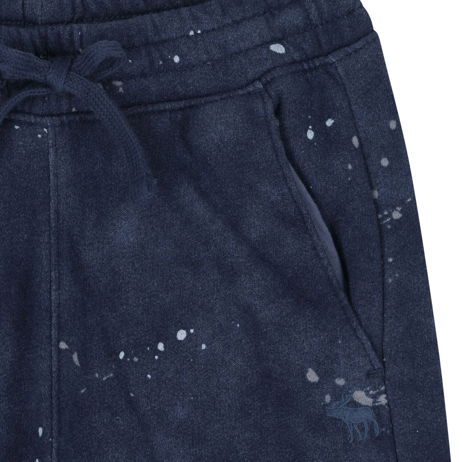 Boys Navy Blue Paint Splatter Joggers, 1, hi-res