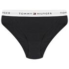 سراويل داخلية للبنات بشعار باللونين الأبيض والأسود (عبوة من قطعتين), 1, hi-res