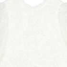 فستان تول باللون أبيض مزخرف للبنات, 1, hi-res