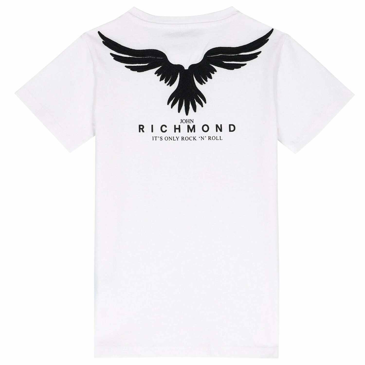 Boys White Logo T-Shirt, 1, hi-res