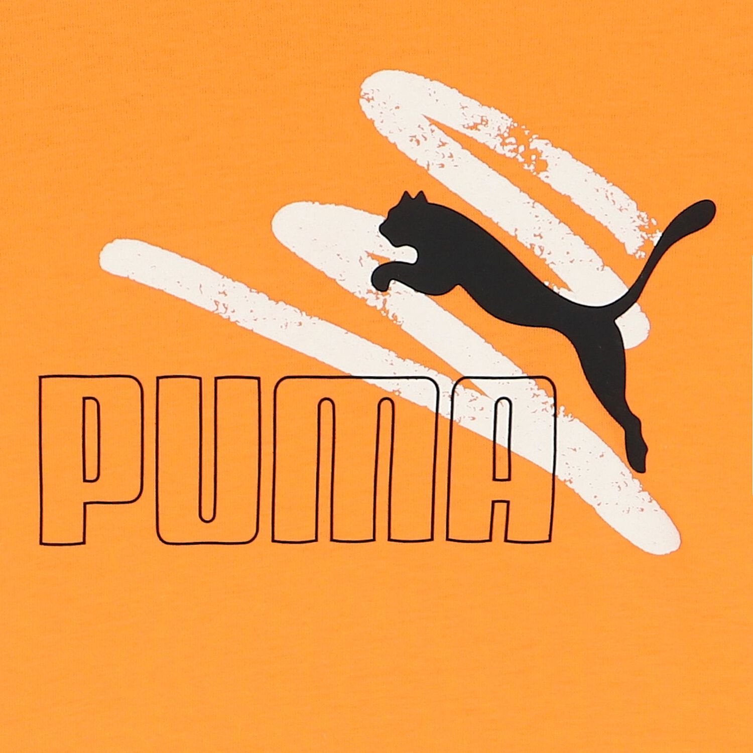 تيشيرت أولاد بالشعار باللون البرتقالى, 2, hi-res