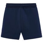 Boys Navy Blue Shorts, 3, hi-res
