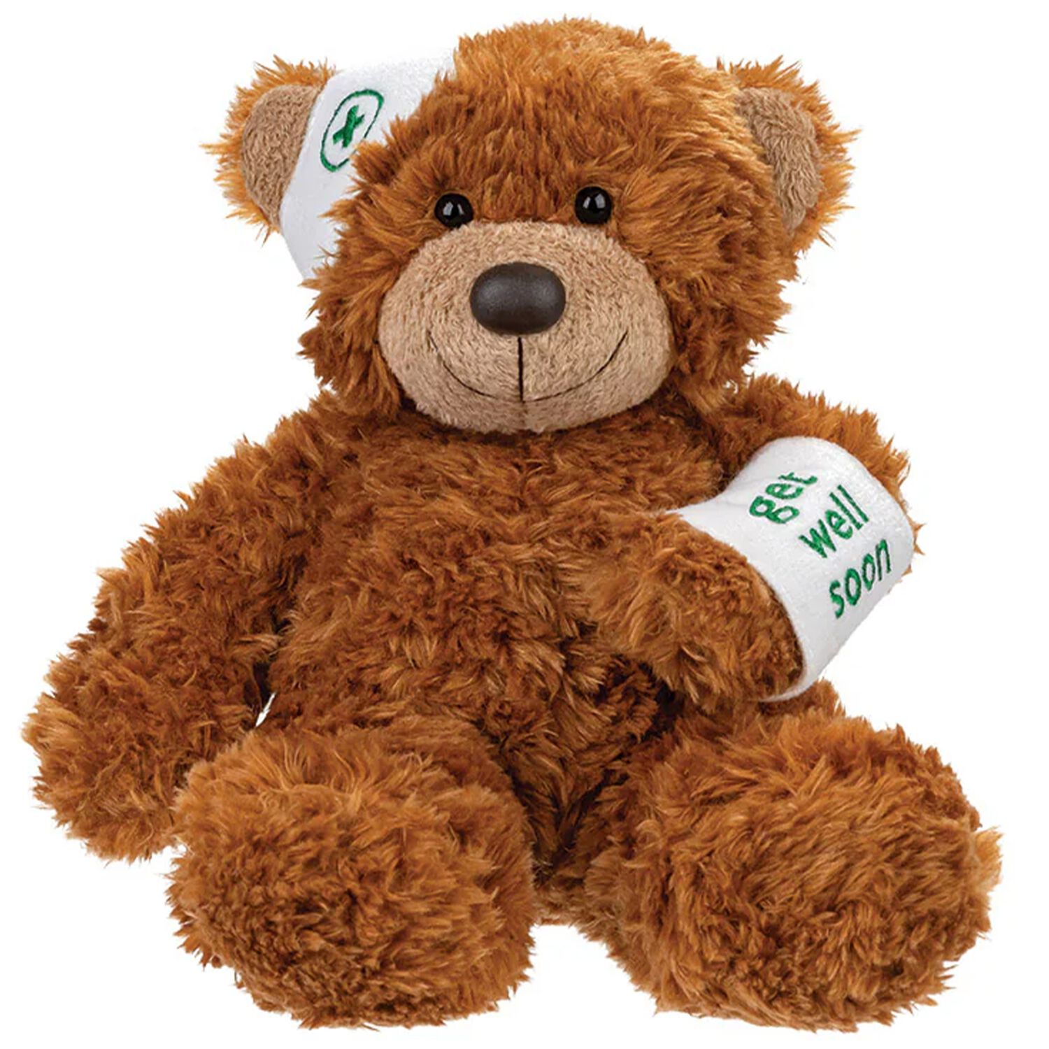  Brown Bonnie Get Well Soon Teddy Bear Soft Toy ( 23CM ), 1, hi-res
