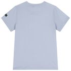 Boys Blue Logo T-Shirt , 2, hi-res