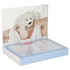 Baby Boys White & Blue Bunny Babygrow Gift Set, 1, hi-res