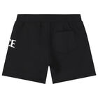 Black Logo Shorts, 1, hi-res