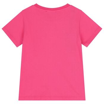 Girls Pink Logo T-Shirt 