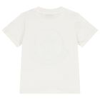 Boys Ivory Logo T-Shirt, 1, hi-res