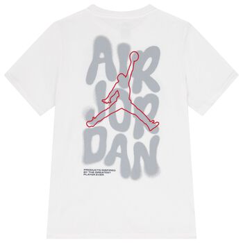 Boys White Jordan T-Shirt