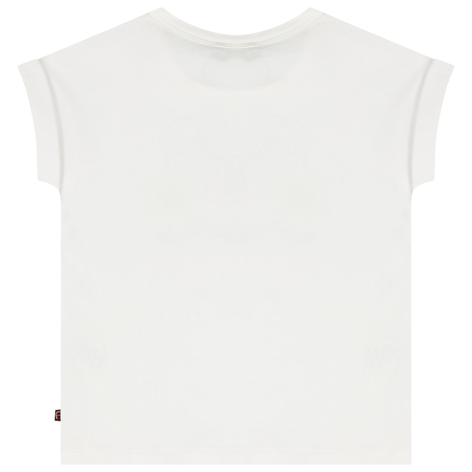 Girls White Floral Logo T-Shirt, 1, hi-res image number null