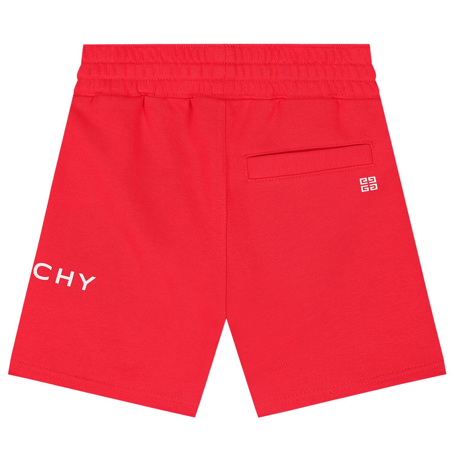 Boys Red Logo Shorts, 4, hi-res image number null