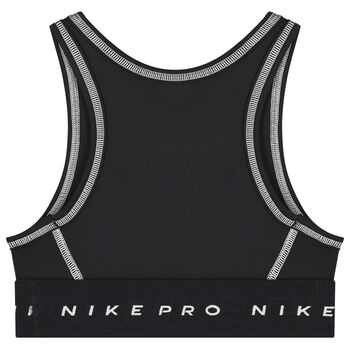 حمالة صدر باللون سوداء بشعار للبنات