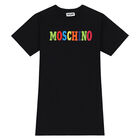 فستان بالشعار باللون الأسود للعيد , 3, hi-res