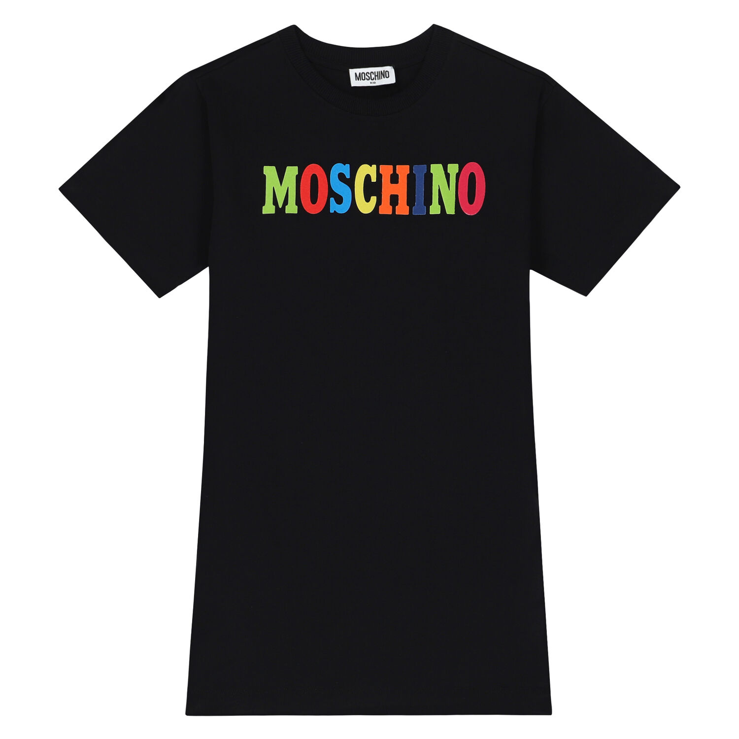 فستان بالشعار باللون الأسود للعيد , 3, hi-res