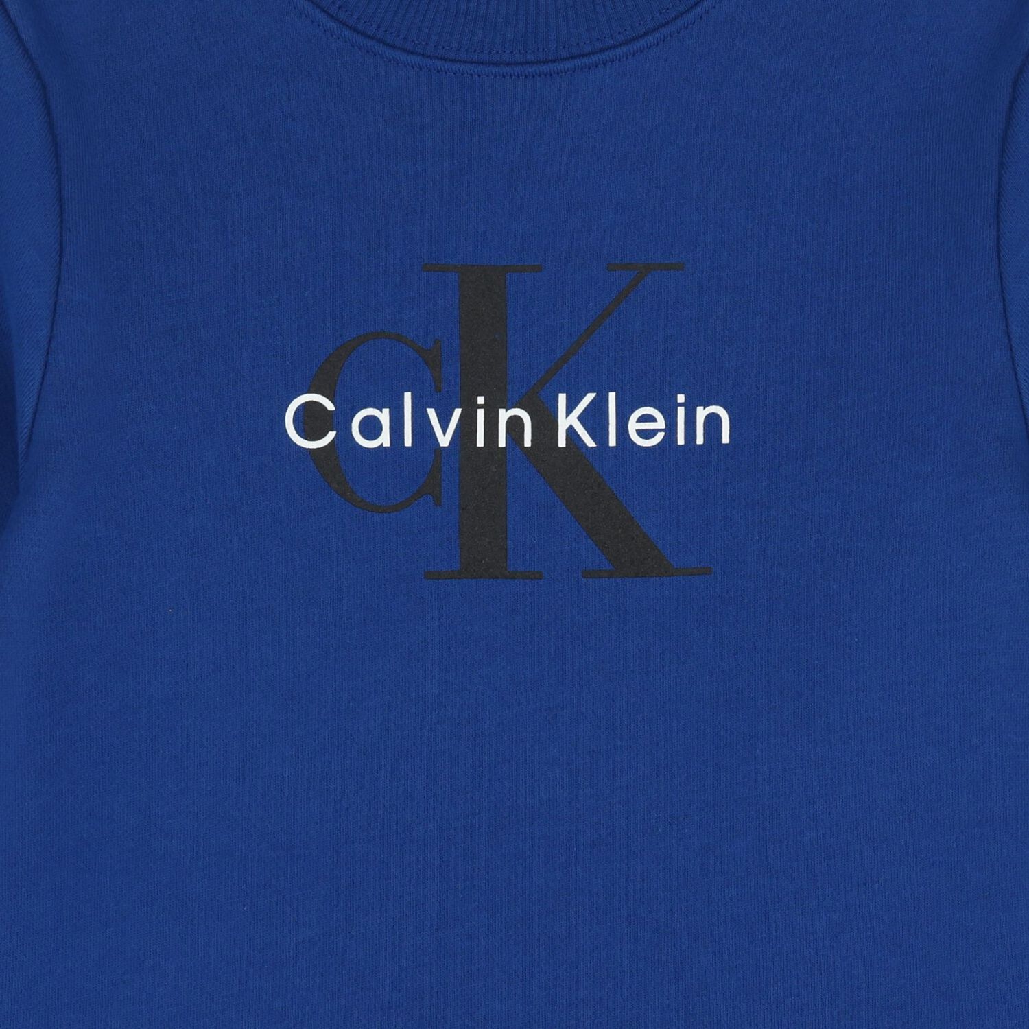 سويت شيرت اولاد بالشعار باللون الازرق , 2, hi-res