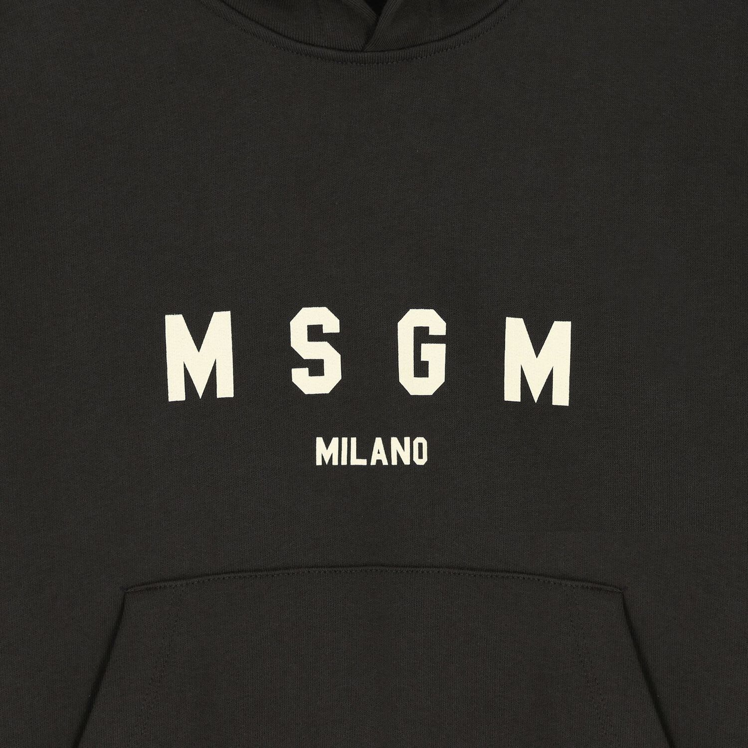 Boys Grey Logo Hooded Top, 1, hi-res image number null