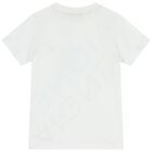 Boys White Logo T-Shirt, 1, hi-res