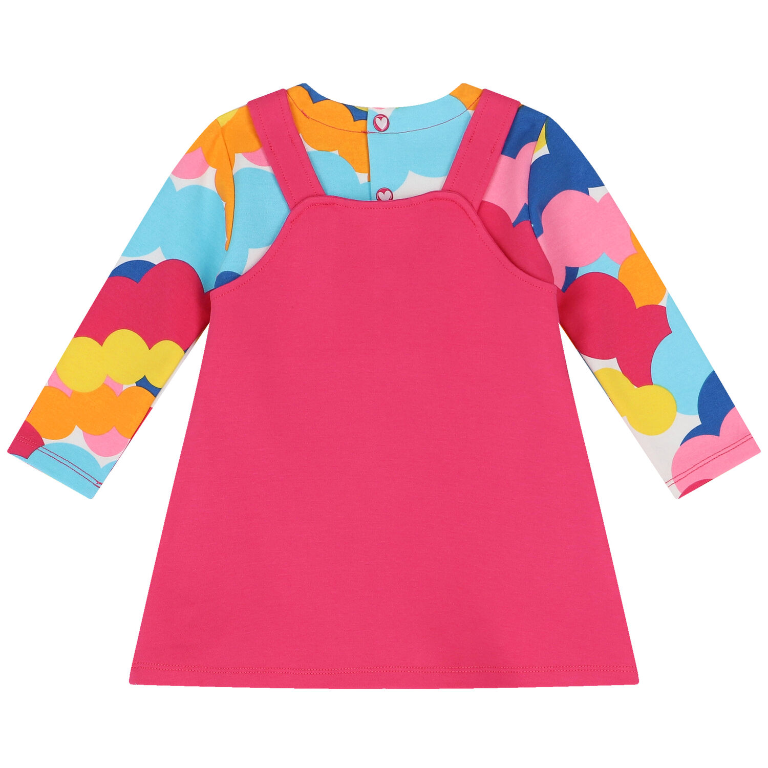 Girls Pink Dress Set, 1, hi-res