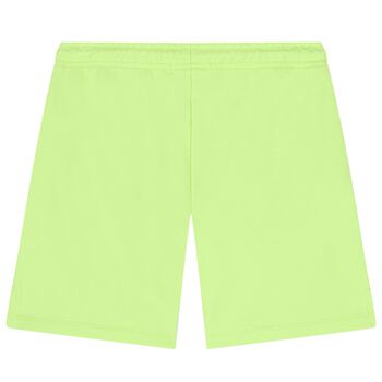 Boys Green Logo Shorts