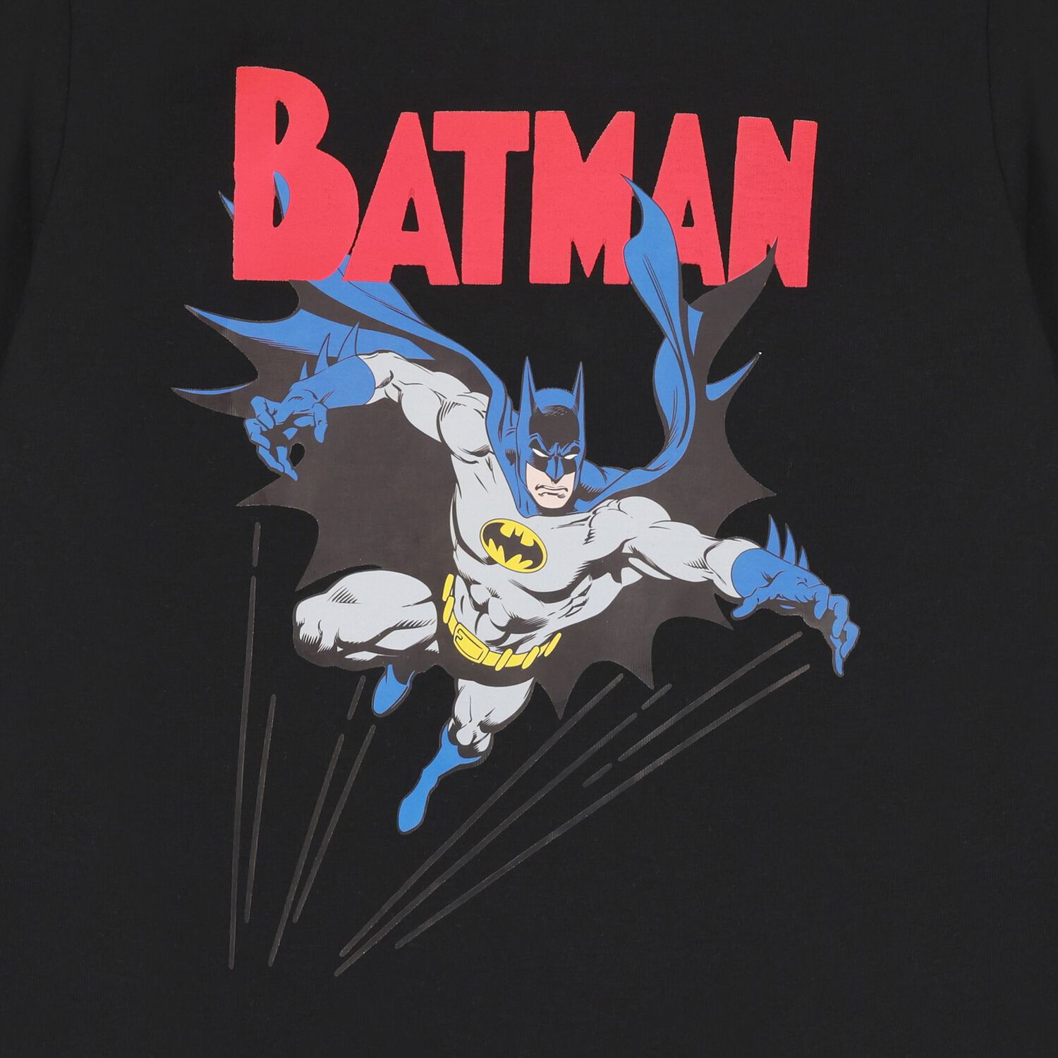 طقم للأولاد شورت باتمان باللون الأسود والأحمر , 1, hi-res