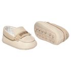 Baby Boys Ivory Leather Pre Walker Moccasins, 1, hi-res
