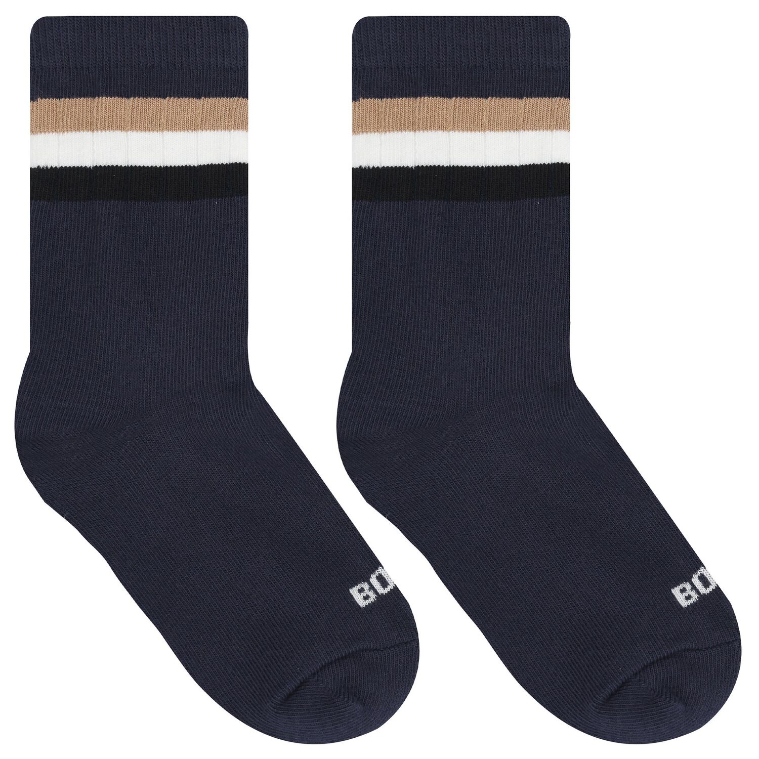 Boys Navy Logo Socks ( 2-Pack ), 2, hi-res image number null