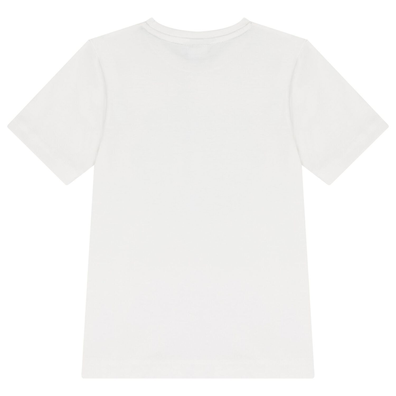 Boys White Logo T-Shirt, 2, hi-res