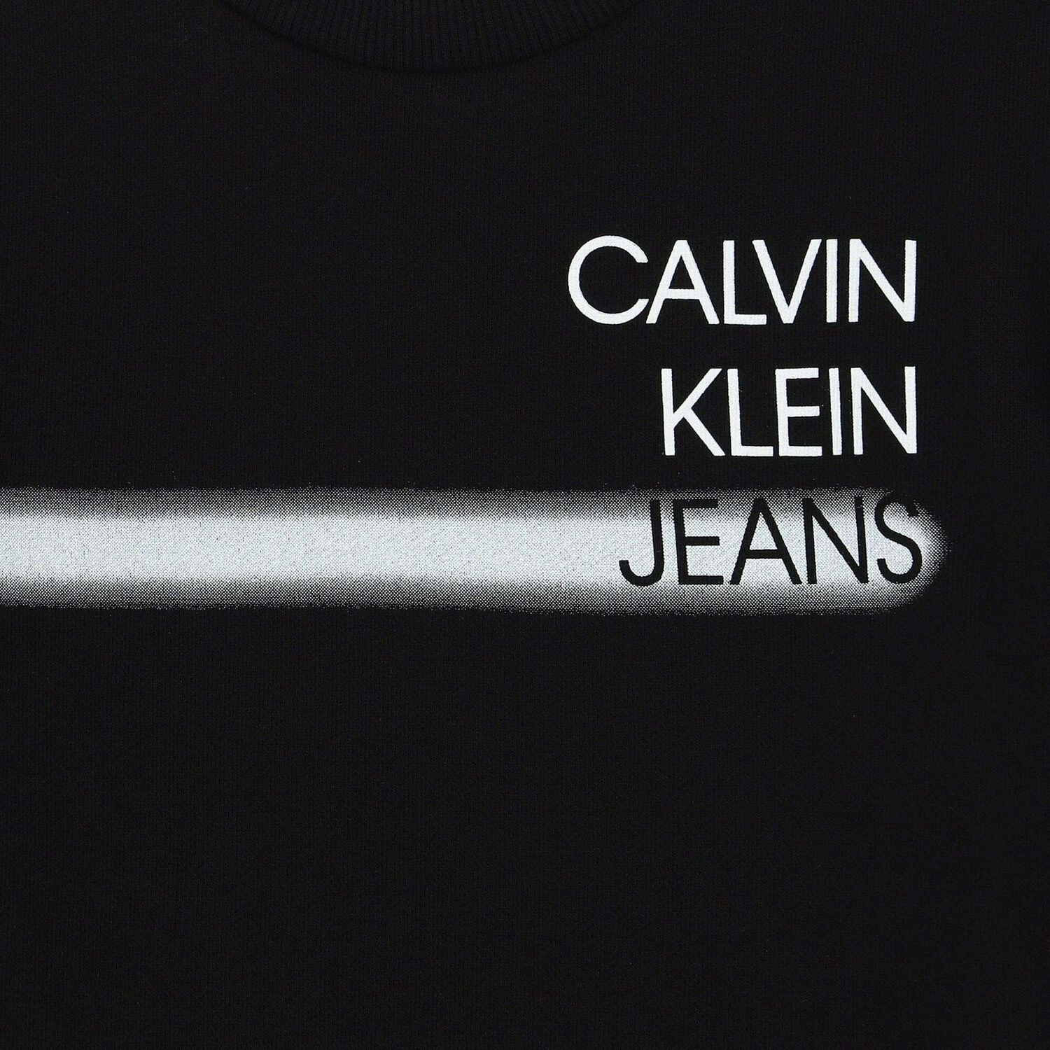 Boys Black Logo Sweatshirt, 1, hi-res image number null