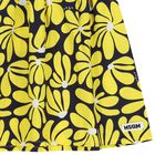 Younger Girls Navy Blue & Yellow Floral Dress, 2, hi-res