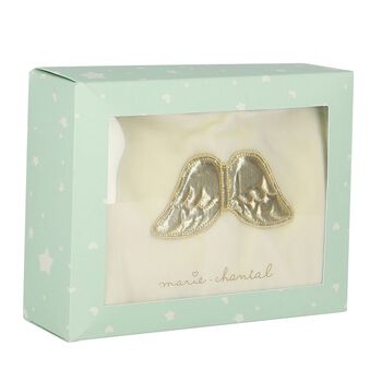 Ivory & White Angel Wings Babygrow Set