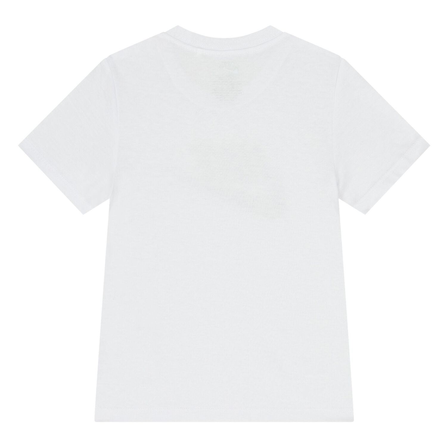 Younger Boys White & Black Logo Shorts Set, 1, hi-res