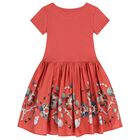 فستان بنات بطبعه اصداف باللون الوردى , 2, hi-res