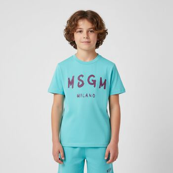 Turquoise Logo T-Shirt