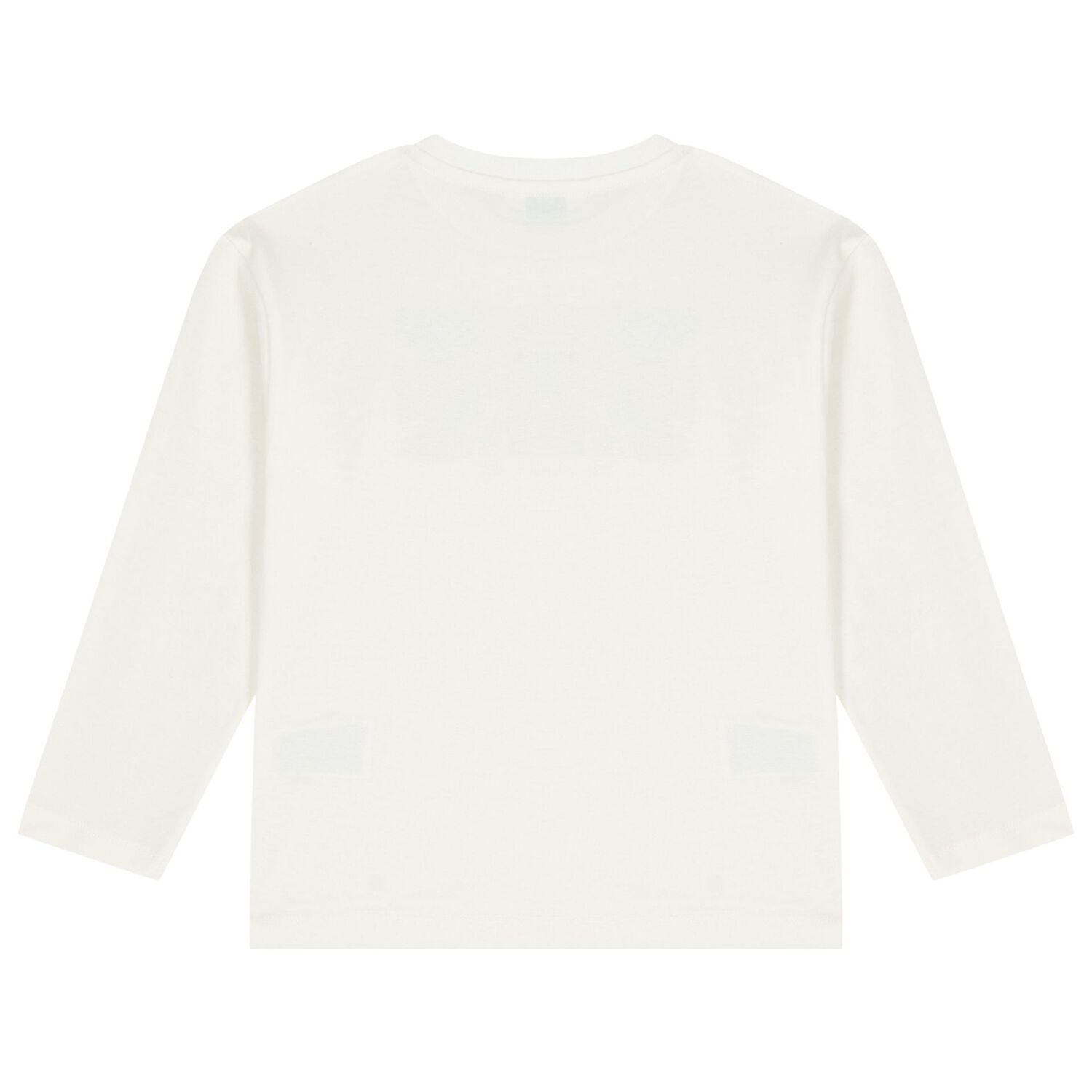 Boys Ivory Long Sleeve Top, 1, hi-res image number null