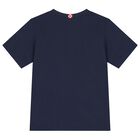 Boys Navy Blue Crab T-Shirt, 1, hi-res