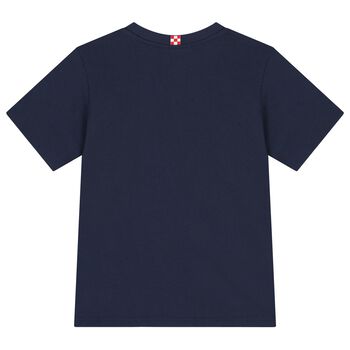 Boys Navy Blue Crab T-Shirt