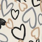 Girls Ivory Heart Sweatshirt, 1, hi-res