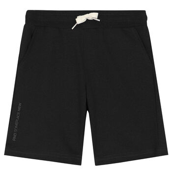 Boys Black Jersey Shorts